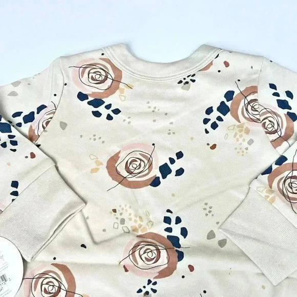 NWT Goumi Kids x Babylist LS Organic Floral Bodysuit Morocco Baby Girls 3-6m - Picture 7 of 11